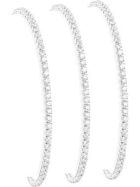 Trendy 925 Sterling Silver & Gold Plated Adjustable Bracelets Set for Women